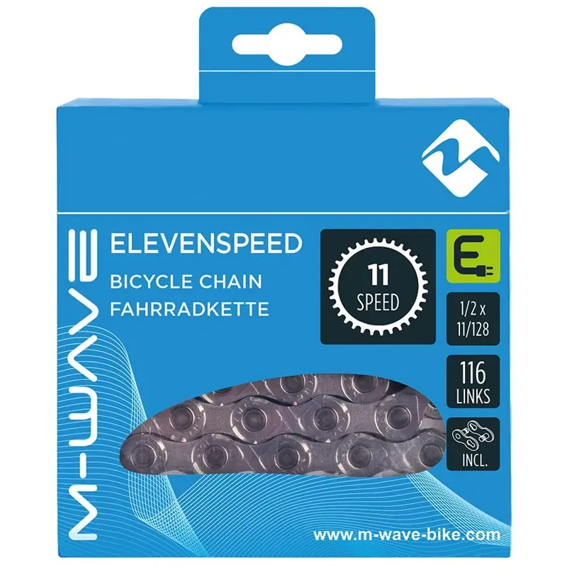 M-Wave Ellevenspeed E 11 Speed Chain in Grey-1