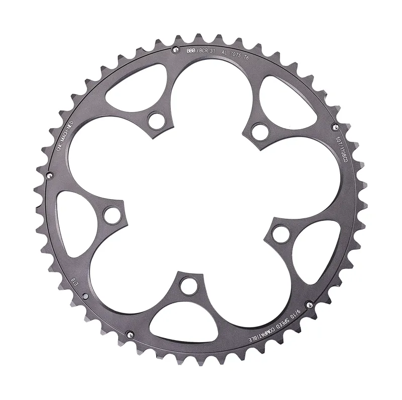 BBB CompactGear 50t 110BCD Chainring in Silver