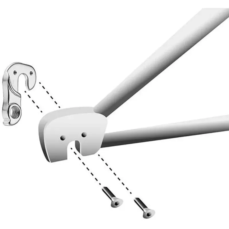 M Part Various Bike Brand Gear Hanger in Silver-2