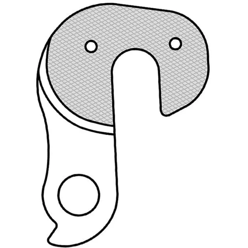 M Part Various Bike Brand Gear Hanger in Silver-3