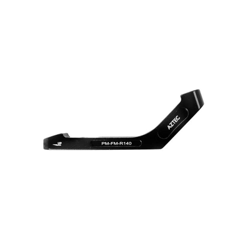 Aztec Post-Flat 140mm Rear Brake Caliper Adapter in Black