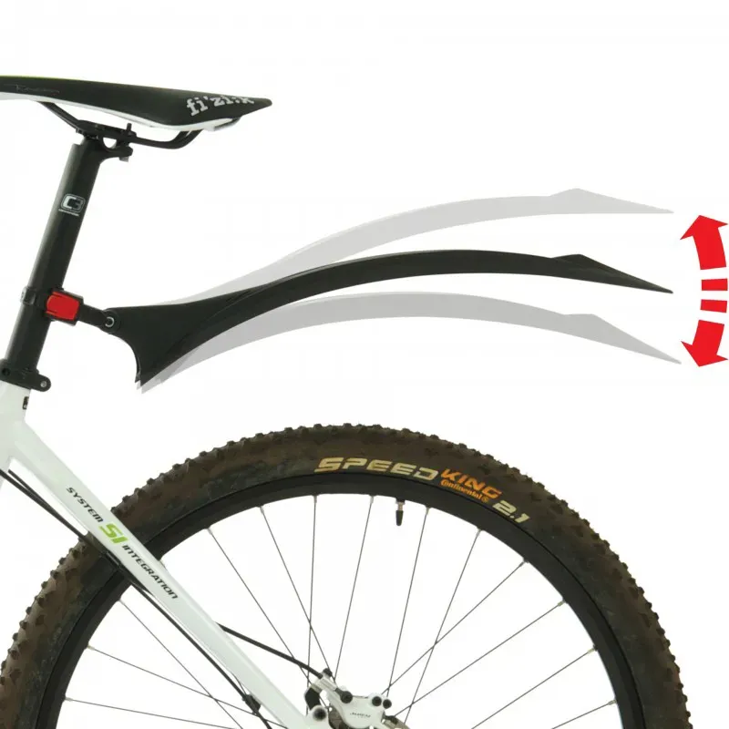 Polisport Cross Country Evo 26-29in Rear Mudguard in Black-2