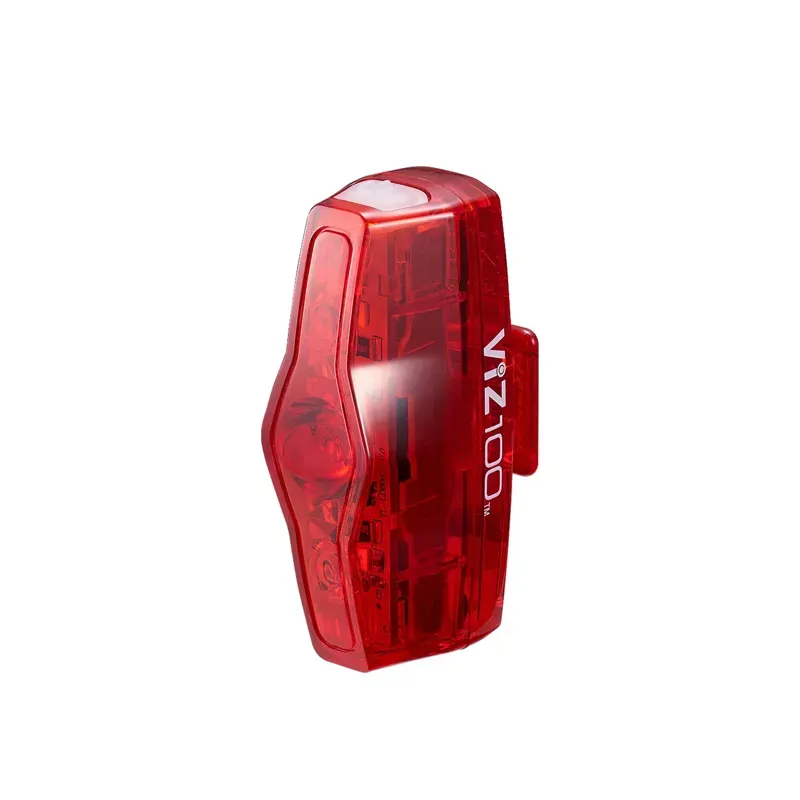 Cateye Ampp 400S/Viz 100 Bike Light Set in Black/Red-1