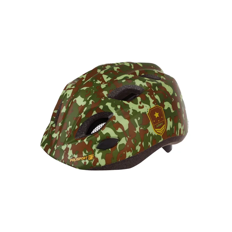 Kids Junior Helmet Army LED S 52/56