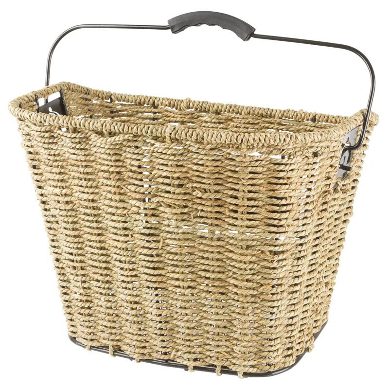 M Waver Wicker Basket Seagrass front