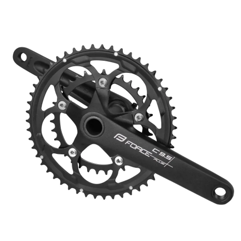 Force Road Chainset Plus Bottom BracketB C9.5 AL 50 34T17mm Black Matt