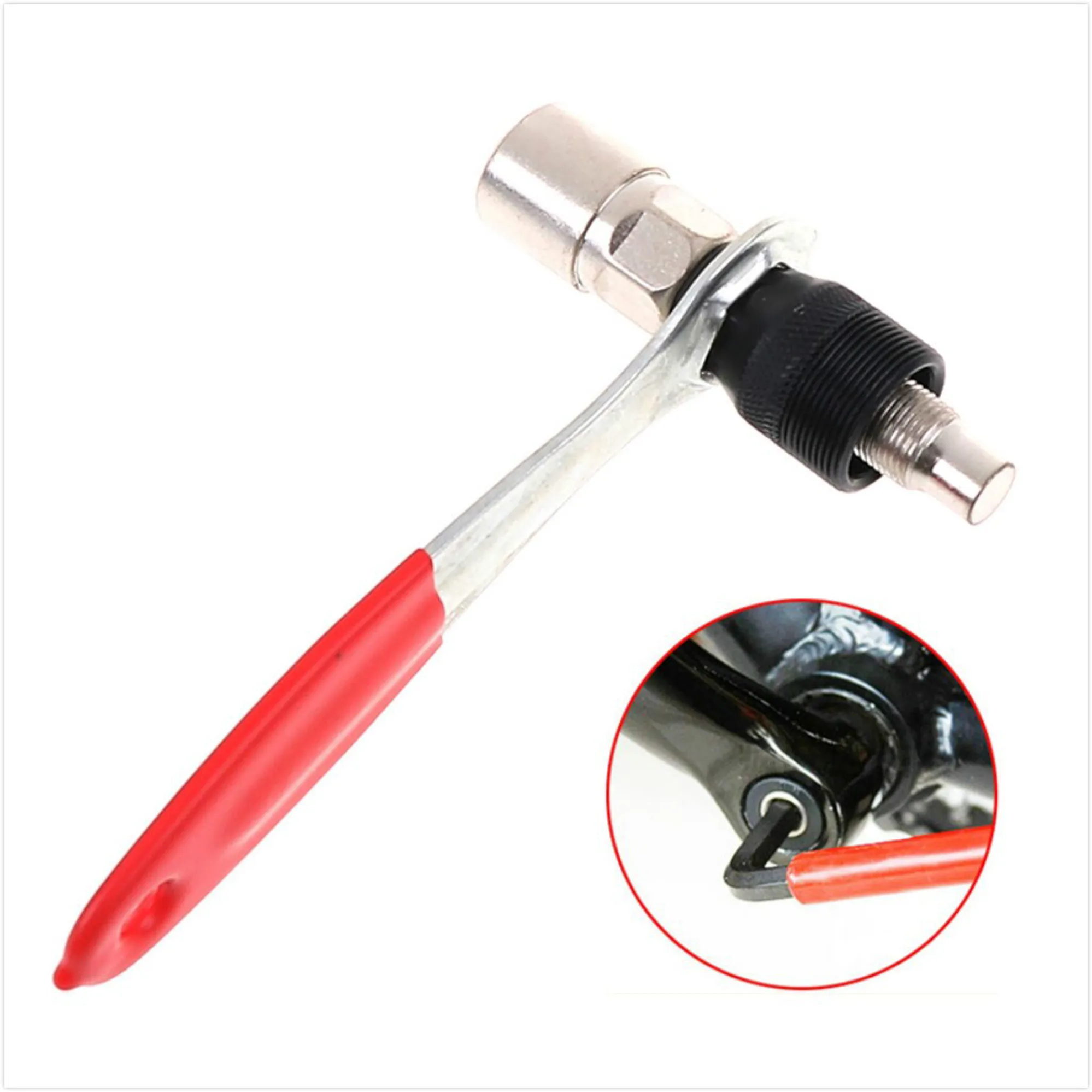 Crank Remover with Red Handle and 8mm Allen Key