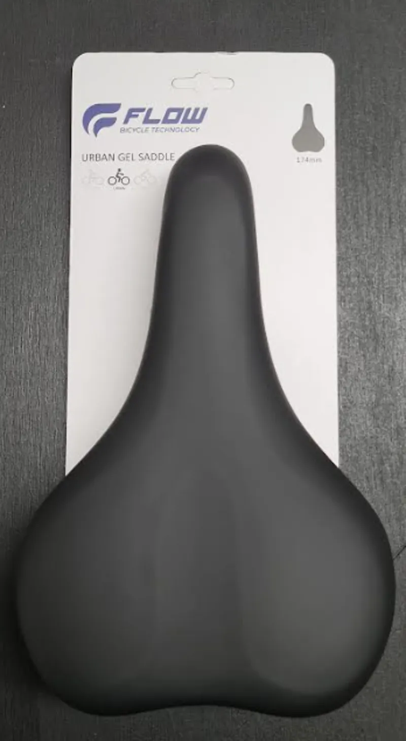 Flow Urban Bicycle Saddle Black