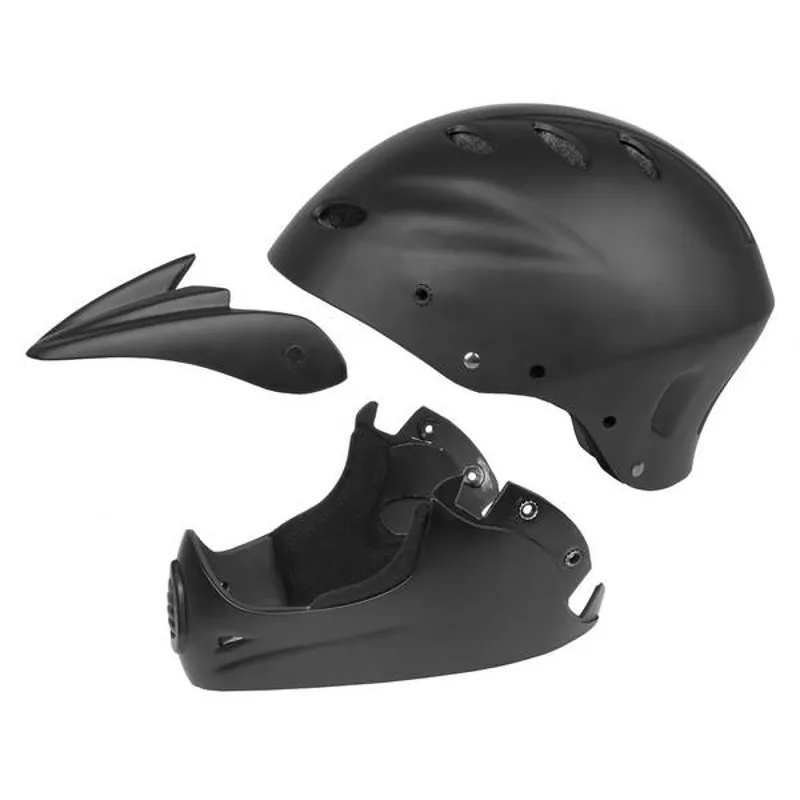 M-WAVE All-In-1 Full Face/Downhill Helmet Matt Black M