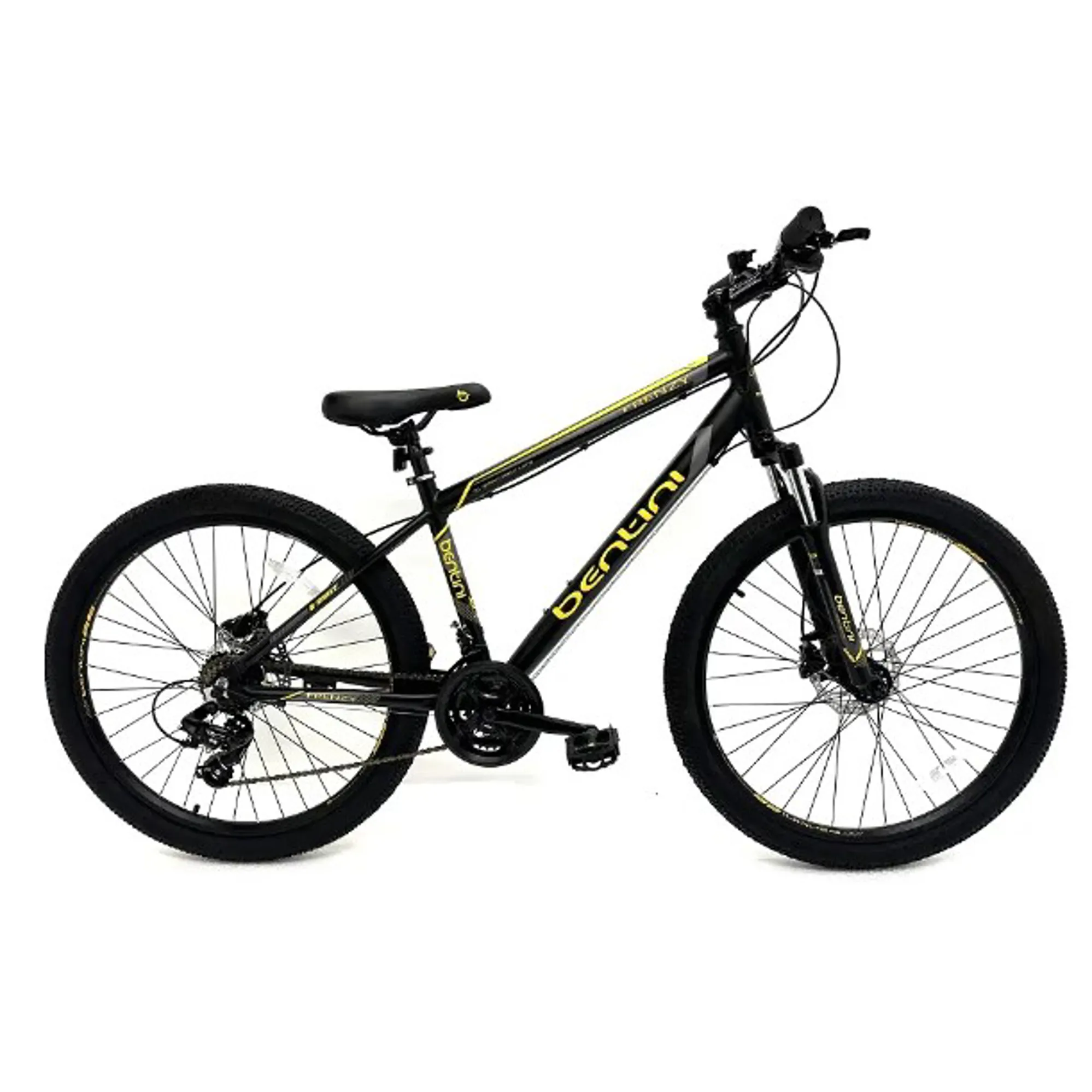 Bentini Frenzy Boys Mountain Bike 16in Frame-26in Wheel-Black