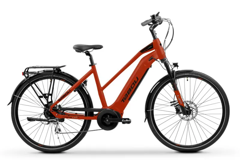 TABOU KINETIC UP 1.0 ELECTRIC HYBRID BIKE UNISEX RED BLK 19inch