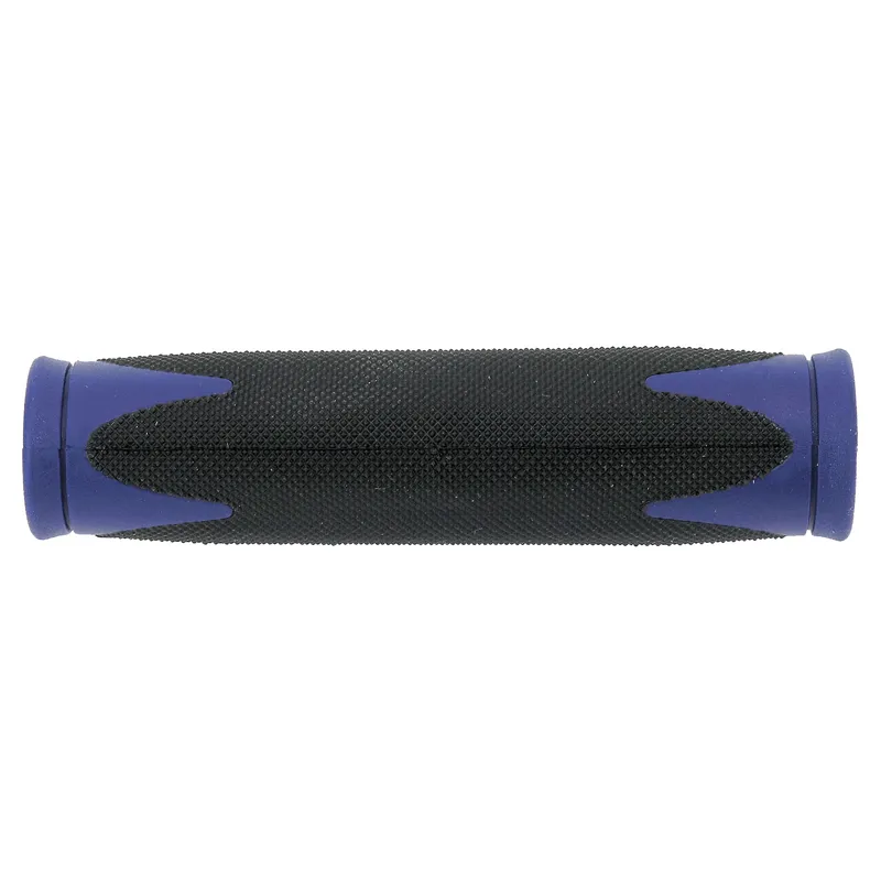 VELO D2 Bicycle Grips- Black/Blue