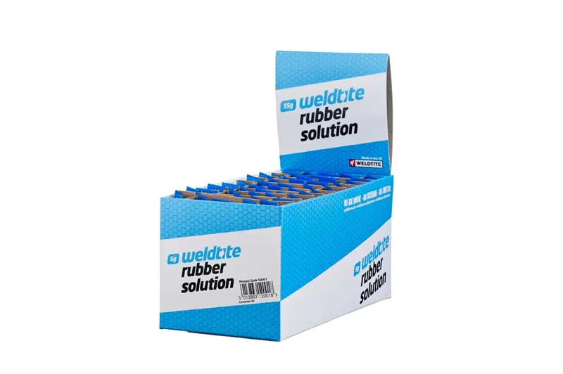 Weldite rubber Puncture Solution 15g- 2 White and Blue 15g