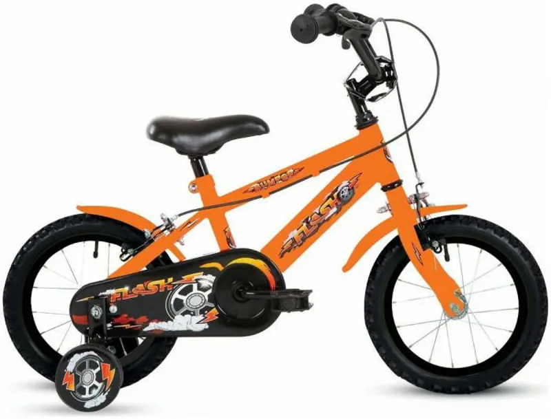 Boys bike with stabilizers top