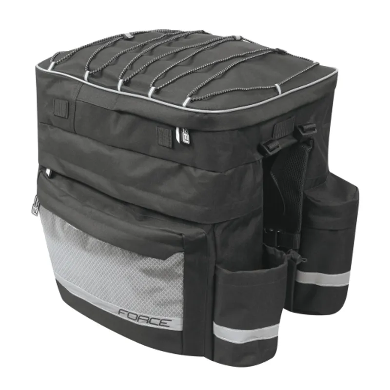 Force Target Triple Pannier Bag Black 32L