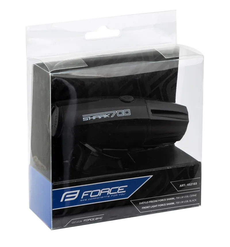 Front Light Force Shark USB 700 Lumens-2
