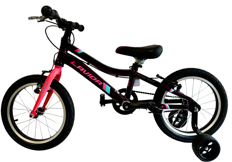 UMIT Lavida 16 Inch Wheel Purple/Pink Girls MTB