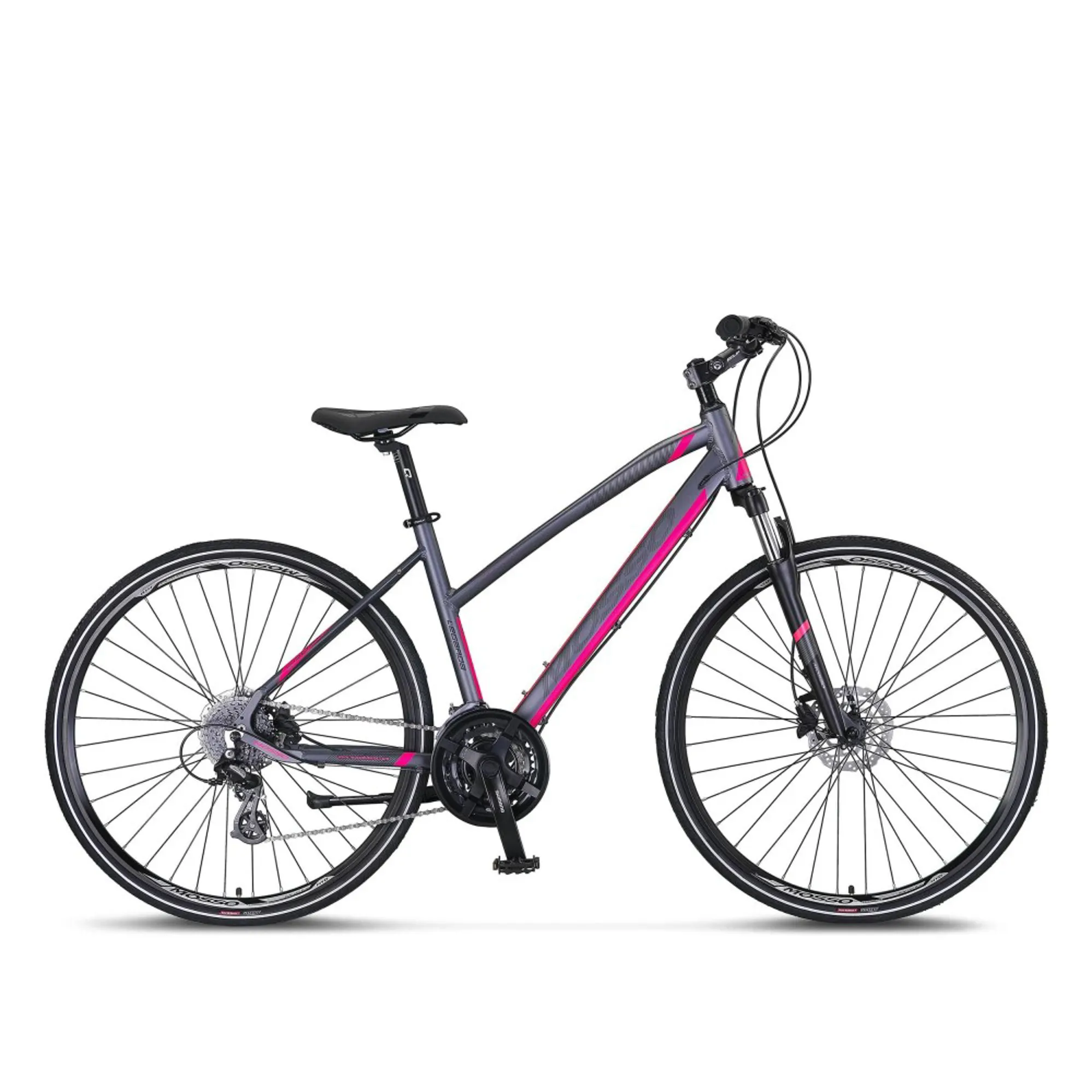 Mosso Legarda Ladies Hybrid Bike 18Frame 28Inch Wheel in A/Pink