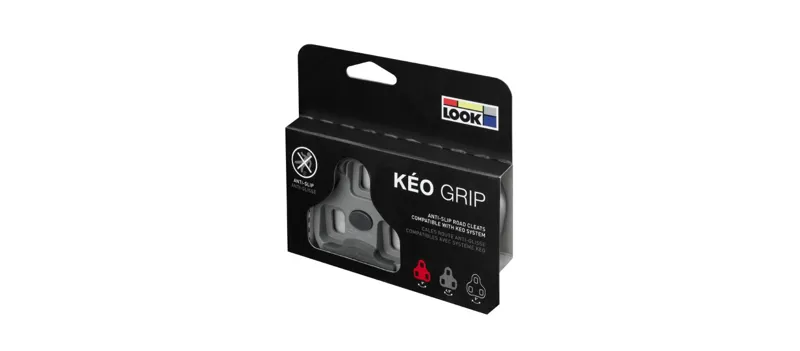 Look Keo Cleat 4.5 Degree Float with Gripper in Grey-2