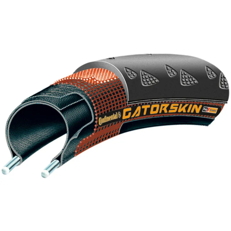 Continental Gatorskin Tyre - Wire Bead: BLACK/BLACK 650x23c